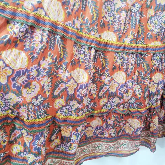 House of Harlow Floral Bohemian Maxi Dress with Pockets - Picture 9 of 13